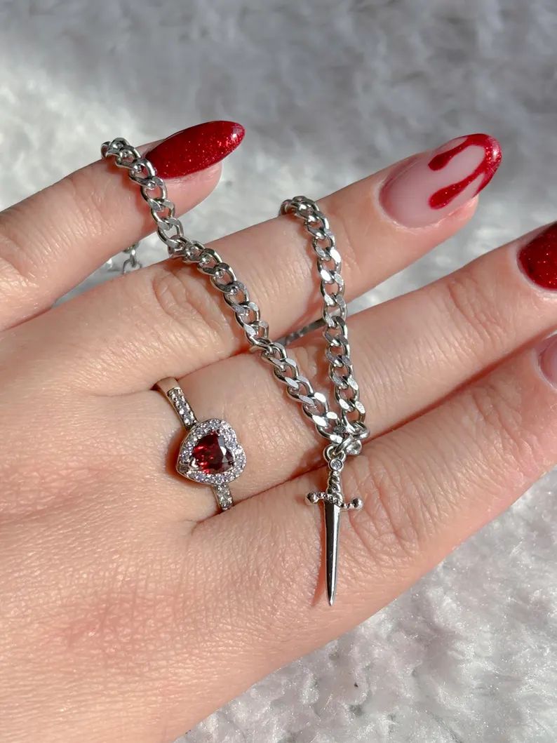 Heart & Sword Ring